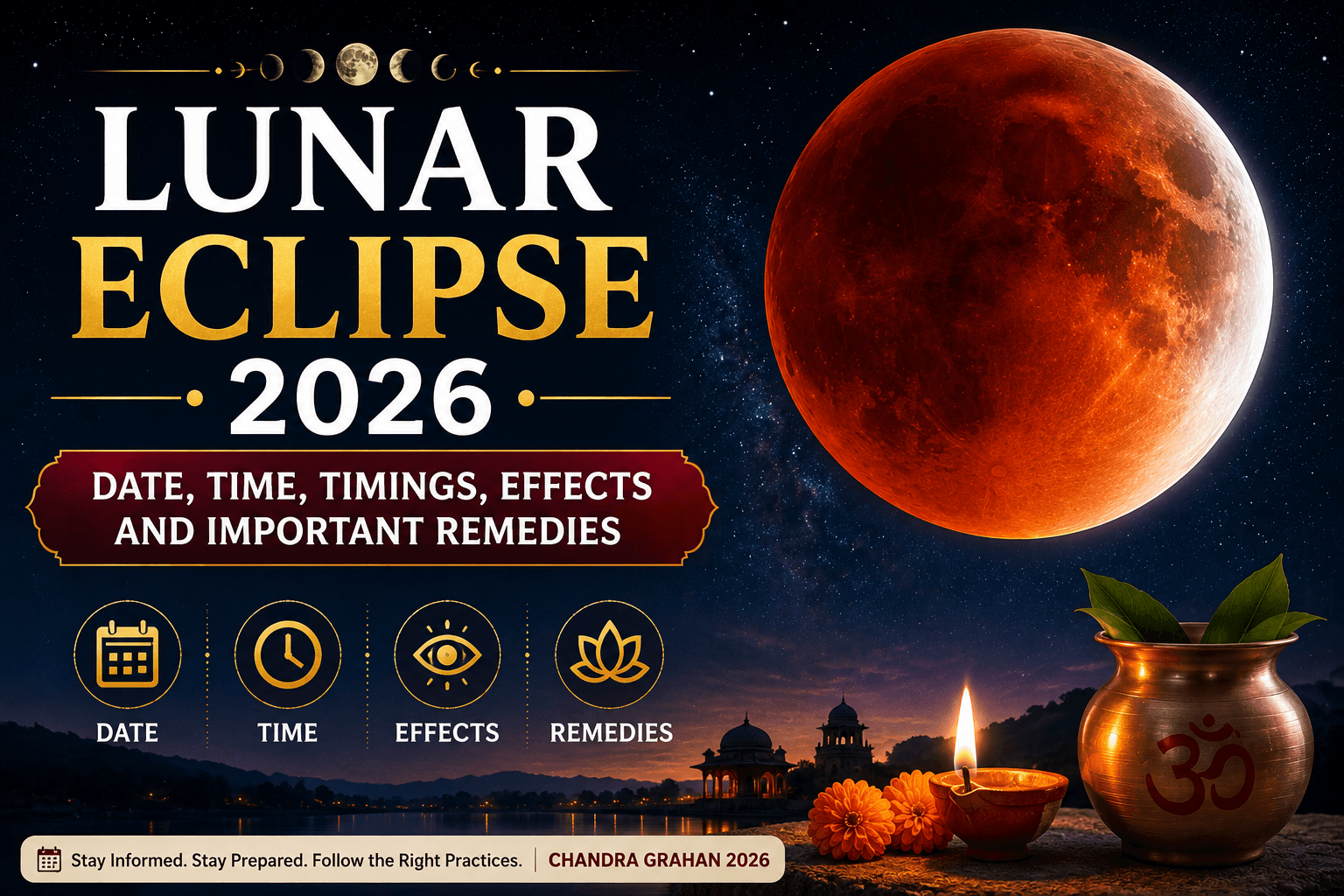 LunarChandra Grahan 2026 (28 August)