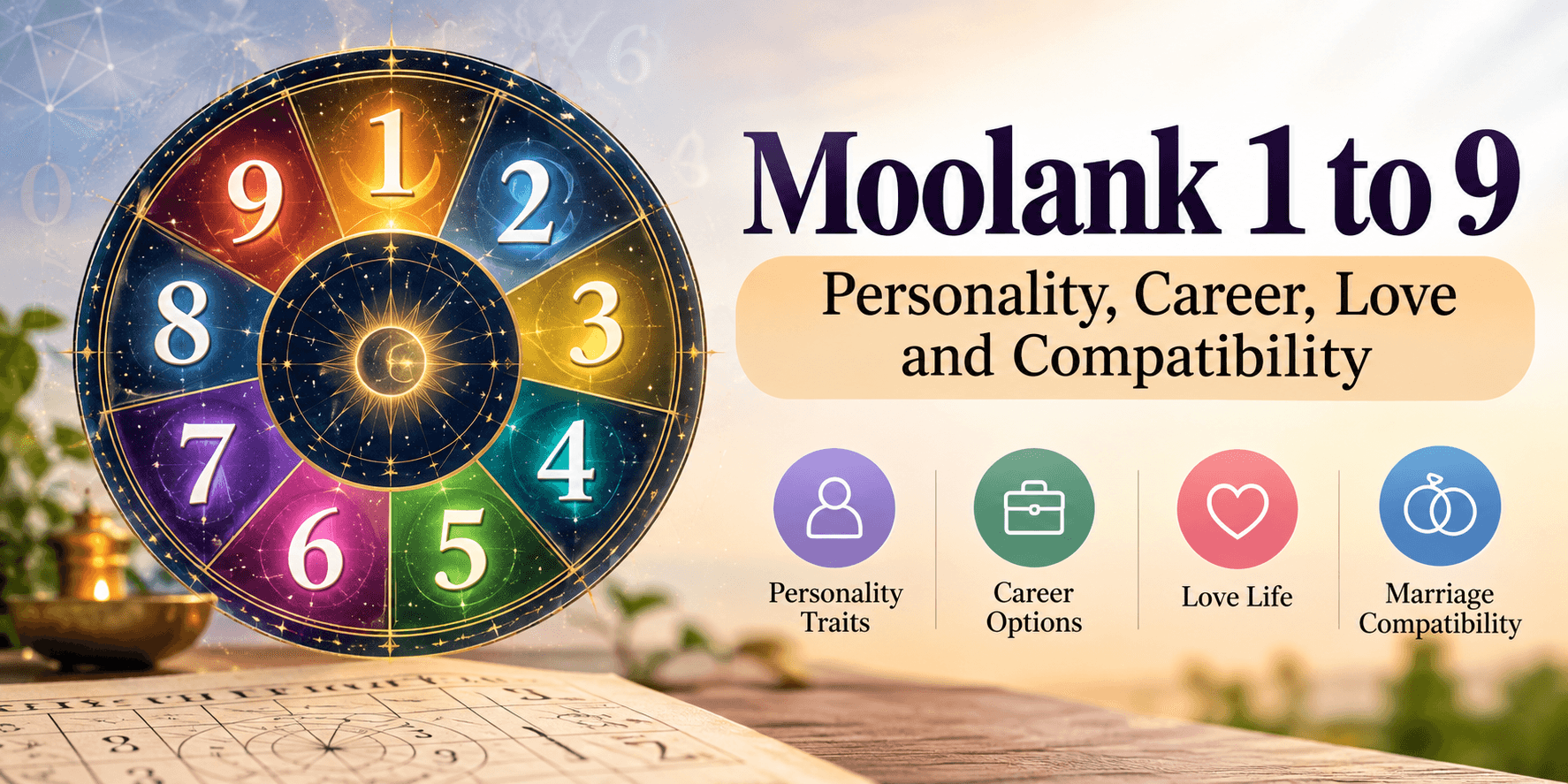 Moolank 1 to 9: Personality, Career & Love Compatibility