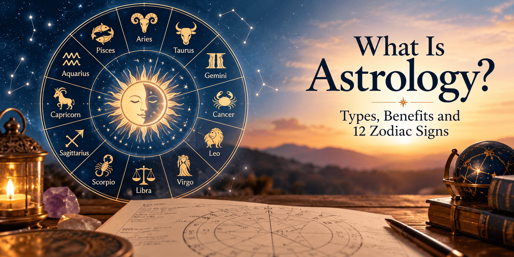 What Is Astrology? Types, Benefits and 12 Zodiac Signs